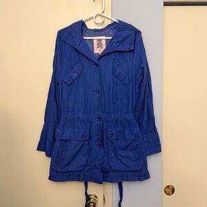 Juicy Couture Royal Blue Utility Jacket